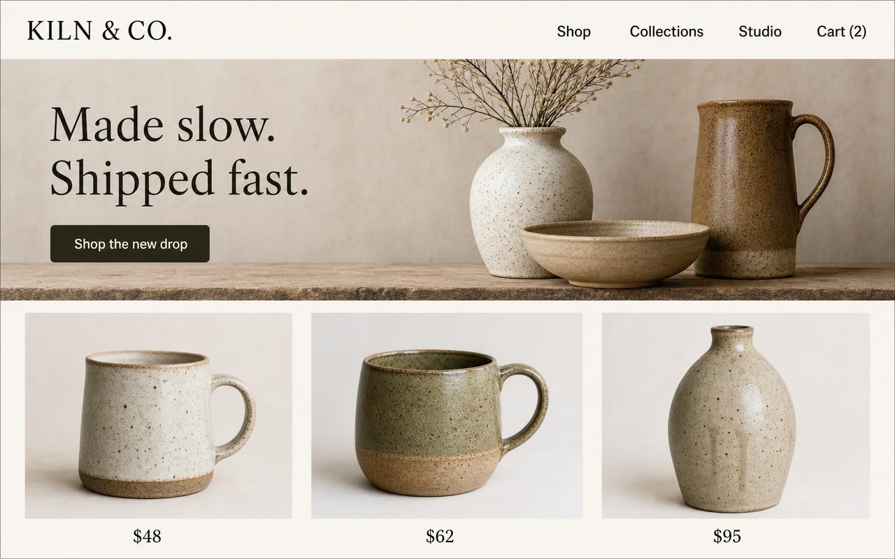 Kiln & Co. — Ceramics shop